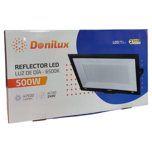 REFLECTOR LED SLIM 500W 47500LM DONILUX - Imagen 2
