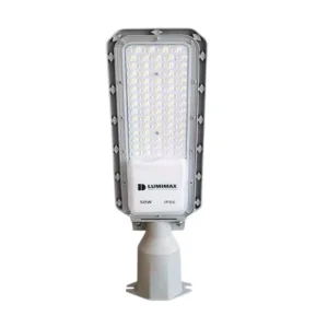 Luminaria LED NEW ALTAS 50W LUMIMAX IP66 de luz blanca para alumbrado público, calles, avenidas y parques